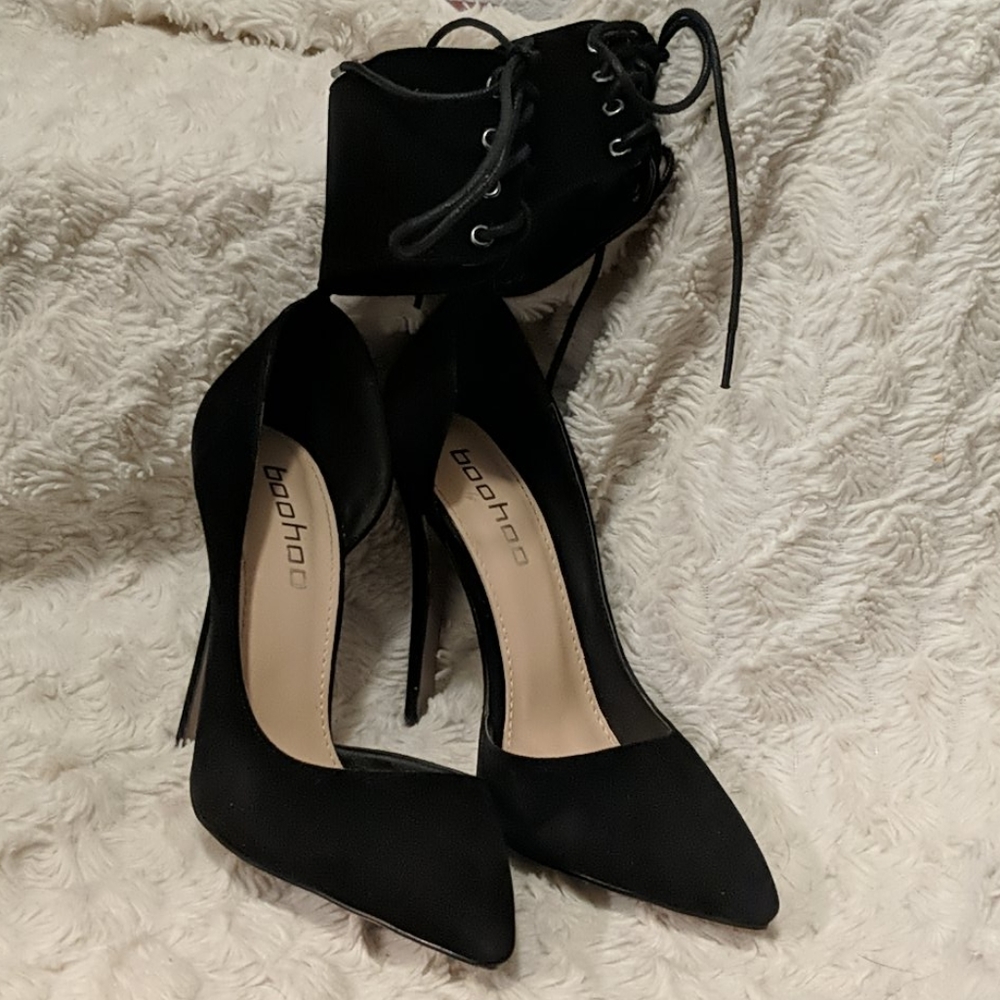 BooHoo Black Stilleto